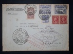 ENVELOPE CIRCULADO DO RIO PARA O RIO VIA U.S.A. NO ZEPPELIN - VALOR DE CATALOGO + DE R$ 5.800,