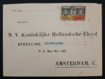 ENVELOPE COMERCIAL CIRCULADO DA BAHIA PARA AMSTERDÃ SELO DA REVOLUÇÃO DE 30 - 1o. PORTE UPU