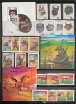 LOTE DE TANZANIA COM 3 BLOCOS E 3 SÉRIES TEMÁTICA MINT