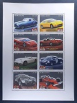 SERRA LEOA - 60 ANOS DA FERRARI - FOLHINHA COM 8 SELOS MINT