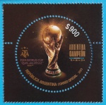 COPA DO MUNDO DO QATAR - ARGENTINA CAMPEÃ - 1 SELO REDONDO