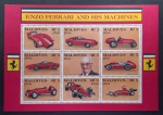 MALDIVAS - FERRARIS - FOLHINHA COM 9 SELOS MINT
