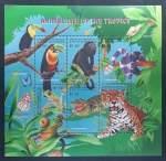 GRANADA - FAUNA - FOLHINHA COM 6 SELOS MINT