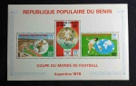 BENIN - FUTEBOL COPA DE 78 - BLOCO MINT