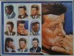 JOHN KENNEDY - FOLHA COM 9 SELOS MINT 