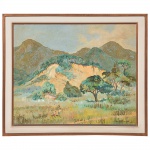 GASTÃO FORMENTI (1894 - 1974) - Paisagem - OST, assinado no CID - Datado de 1938 - Emoldurado e medi