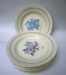 NADIR FIGUEIREDO - 6 pratos FUNDOS conceituada marca porcelana refratária / desenhos (fotos) 22cm