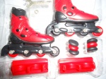 Display contendo 2 patins de dedo + acessórios + 6 rodinhas - nas fotos - importados da Europa