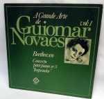 Lp vinil - Guiomar Novaes - A Grande Arte de... Turnobolt 1981 - vol.1 Beethoven - disco 100% cp 99%