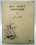 Caixa com 10 desenhos 13,5 x 11 veleiros + 6 envelopes de JOHN MOLL - BAY CRAFT SKETCHES 