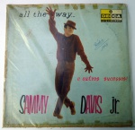 LP Vinil - Sammy Davis Jr - All The Way e outros sucessos - 1963 DECCA CBD  disco 99 capa 90% marcas