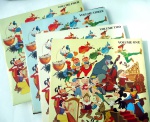 BOX 4 LP VINIL - DISNEY WALT DISNEY - MÚSICAS DISNEY 50 ANOS  - IMPORTADOS U.S.A. 1978 - 100%