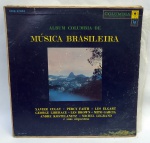 Lp vinil - anos 50 - Album Columbia de Música Brasileira - disco 95% risquinhos capa dura aberta
