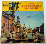 LP Vinil The Troubadors in Rome 12` - anos 60 - Kapp - perfeito 100% mais de 60 anos