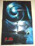 Poster 92 x 62 cm (dobrado) O Planeta dos Macacos 2001 - linda peça memorabilia
