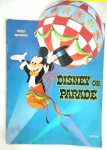 Livreto Disney - Mickey on Parade - retrato das Paradas da Disney