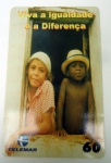 Telecartofilia - Telemar cartão telefônico RECOLHIDO - CLASSIFICADO COMO RACISTA NA ÉPOCA 2001