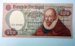 Cédula de Portugal - 500 escudos ouro - Francisco Sanches - mbc - 1979