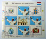 Bloco do Paraguai - Visita do Papa João Paulo II em 1988 - carimbado