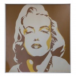 MAURICIO NOGUEIRA LIMA. Marylin Monroe, Serigrafia, ACID, 73 x 73 cm.