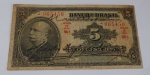 Cédula do Brasil- 5 Mil Réis 1923 (Banco do Brasil) 1ª estampa- R194b