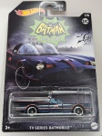 Miniatura Hot Wheels Batman TV Series Batmobile,  Escala 1/64, Lacrada, Item no estado conforme fotos. Carrinho de coleção.