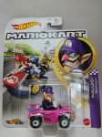 Miniatura Hot Wheels Mariokart Waluigi,  Escala 1/64, Lacrada, Item no estado conforme fotos. Carrinho de coleção.