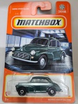 Miniatura Matchbox Morris Minor Saloon,  Escala 1/64, Lacrada, Item no estado conforme fotos. Carrinho de coleção.