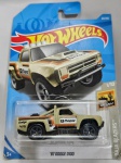 Miniatura Hot Wheels 87 Dodge D100,  Escala 1/64, Lacrada, Item no estado conforme fotos. Carrinho de coleção.