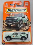 Miniatura Matchbox 2021 Ford Bronco,  Escala 1/64, Lacrada, Item no estado conforme fotos. Carrinho de coleção.