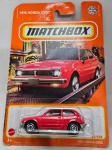 Miniatura Matchbox 1976 Honda CVCC,  Escala 1/64, Lacrada, Item no estado conforme fotos. Carrinho de coleção.