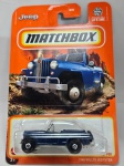 Miniatura Matchbox 1948 Willys Jeepster,  Escala 1/64, Lacrada, Item no estado conforme fotos. Carrinho de coleção.