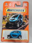 Miniatura Matchbox 2022 Renault Twizy,  Escala 1/64, Lacrada, Item no estado conforme fotos. Carrinho de coleção.