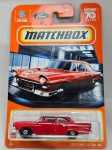 Miniatura Matchbox 1957 Ford Custom 300,  Escala 1/64, Lacrada, Item no estado conforme fotos. Carrinho de coleção.