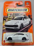 Miniatura Matchbox Porsche Cayenne Turbo,  Escala 1/64, Lacrada, Item no estado conforme fotos. Carrinho de coleção.