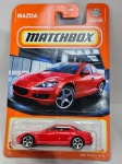 Miniatura Matchbox 2004 Mazda Rx-8,  Escala 1/64, Lacrada, Item no estado conforme fotos. Carrinho de coleção.