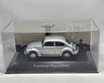 Miniatura Volkswagen Fusca 1985, Inesquecíveis do Brasil, Escala 1/43.Item no estado conforme fotos. Carrinho de coleção. 