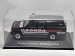 Miniatura Chevrolet Veraneio Ronda São Paulo, Veículos de Serviço, Escala 1/43.Item no estado conforme fotos. Carrinho de coleção. 