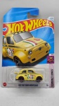 Miniatura 60s Fiat 500d modificado, escala 1/64, HotWheels, lacrado 