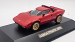 Miniatura Lancia Stratos 1972, escala 1/43, Delprado, customizada, base e acrílico não originais, item de colecionador 