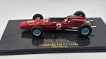 Miniatura Ferrari 158 F1 1964-John Surtees, escala 1/43, coleção Ferrari Collection, base original, item de colecionador 