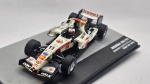 Miniatura Honda RA 106-Rubens Barrichello- Italy GP 2006, escala 1/43, coleção Lendas Brasileiras do Automobilismo, base original, item de colecionador 