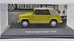 Miniatura Volkswagen Safari 1972, escala 1/43, coleção Volkswagen Collection, base e acrílico originais, item de colecionador 