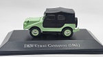 Miniatura DKW-Vemag Candango (1961), escala 1/43, coleção Carros Inesquecíveis, base e acrílico originais, item de colecionador 