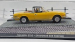 Miniatura Triumph Stag Diamonds are Forever, escala 1/43, coleção 007, base e acrílico originais, item de colecionador 