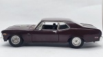 Miniatura Chevrolet Nova SS 1970, escala 1/24, Maisto, item conforme fotos, item de colecionador 