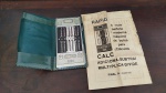 Calculadora antiga RAPID-CALC, com caneta e manual, vendido no estado, como nas fotos.