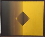 MAURÍCIO N. LIMA - óleo s/ tela, datado 1958, medindo: 77 cm x 64 cm