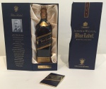 Bebidas: Excepcional Whisky ESCOCÊS JOHNNY WALKER BLUE LABEL, 750 ml, na embalagem original