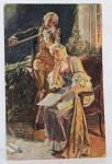 Cartão Postal Antigo -  Em bom estado de conservação, apresentando alguns desgastes do tempo. - Sem carimbo postal, datado a mão abril 1940 ou 1946 não está muito legível  - Sem selo - Com mensagem escrita pelo remetente na parte de trás - Impresso não consta origem - Formato: 13,5cm x 8,5cm -  Cód: P1-010